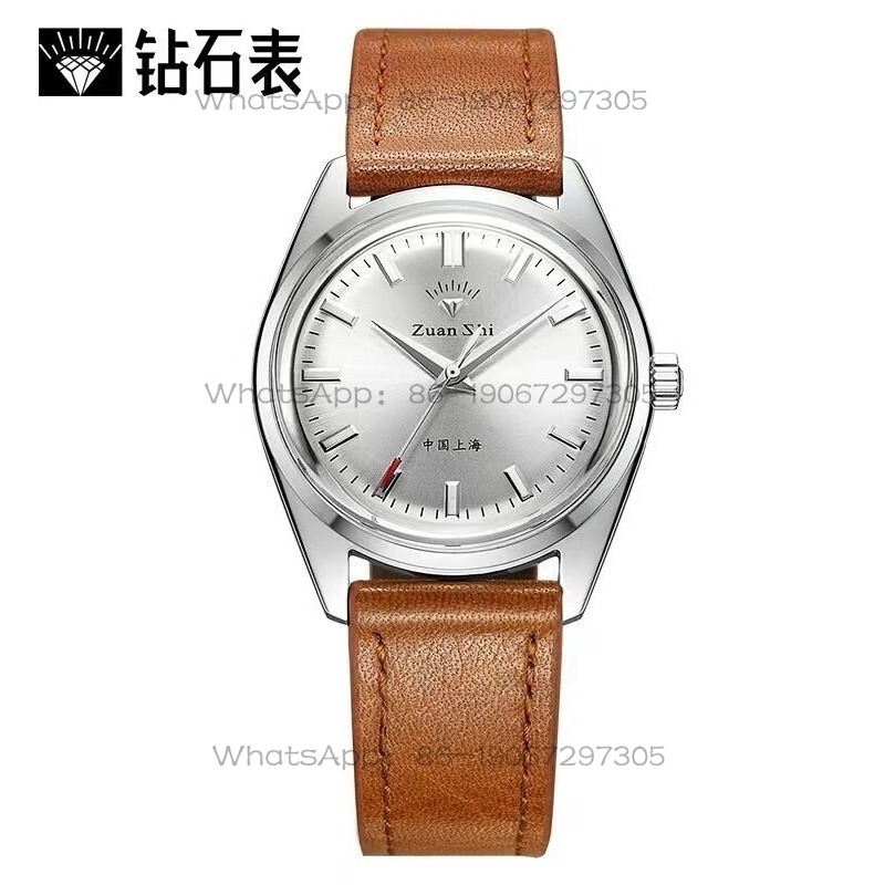 Leather Watch Strap - 24-Stunden-Versand Shanghai Diamond Marke Retro Lederarmband