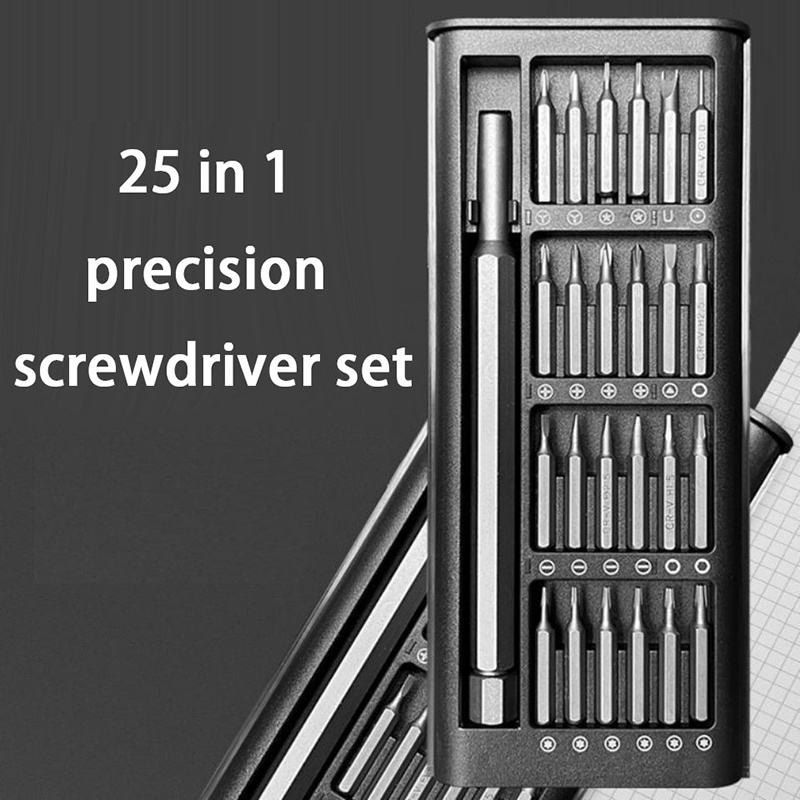 Watch Tool Repair Kit - 25-in-1 Präzisions-Schraubendreher-Set, magnetisches Schraubendreher-Kit, multifunktionale Mini-Reparaturwerkzeuge