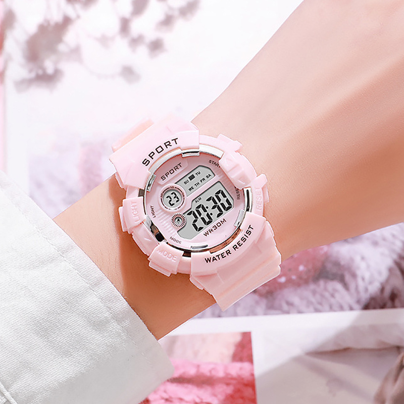 Smartwatch Digital Watches For Kid Girl - Mode Kinder Uhren Leuchtende Wasserdichte Sport