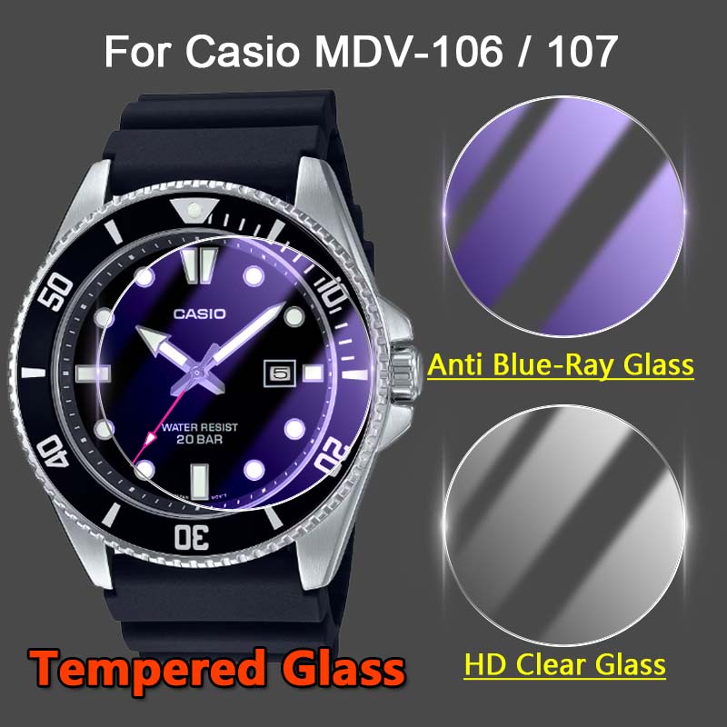 Casio Watches Smartwatch - 1–5 Stück Displayschutzfolie für Casio MDV-106