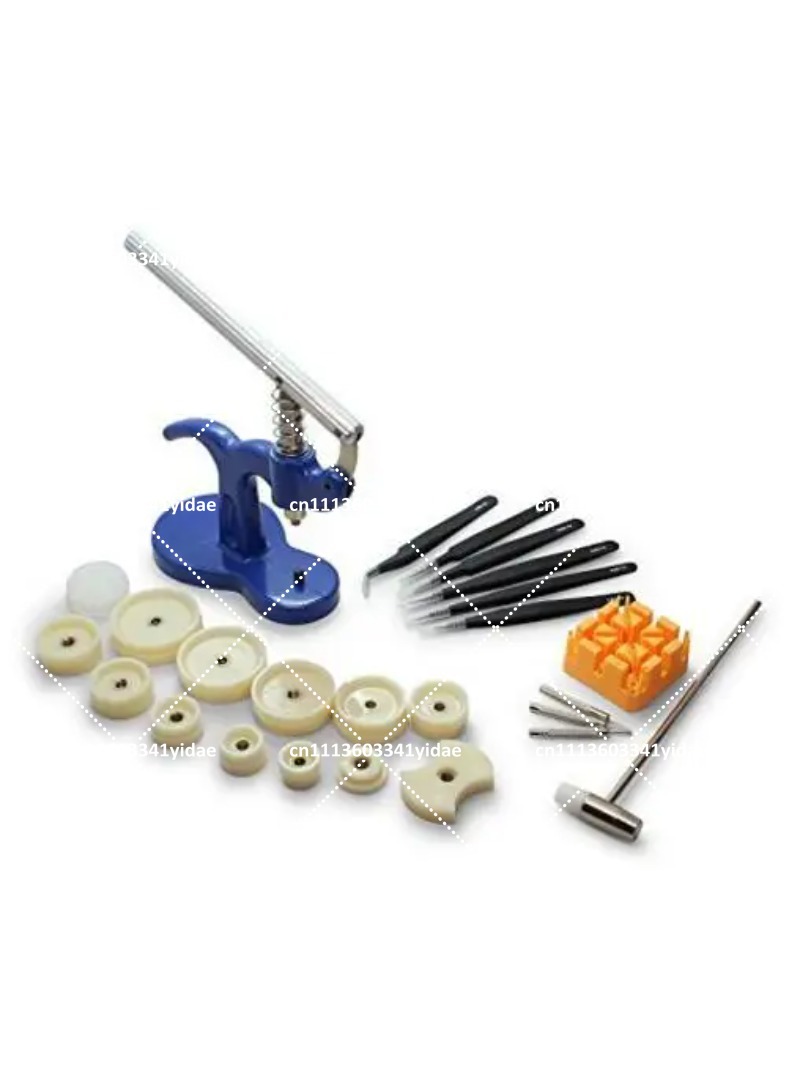 Watch Tool Repair Kit - Uhrenreparatur-Werkzeugset 24-teilig, Gehäusepresse, Pinzette, Stahlband-Entfernungsset, Rückseitenpresse