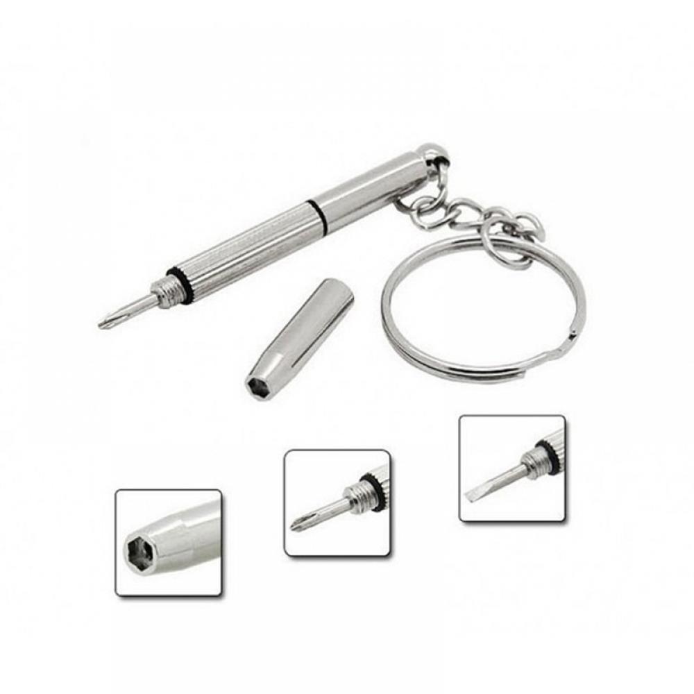 Watchmaker Screwdriver - Tragbarer 3-in-1-Schraubendreher für Brillen, Sonnenbrillen, Uhrenreparatur,