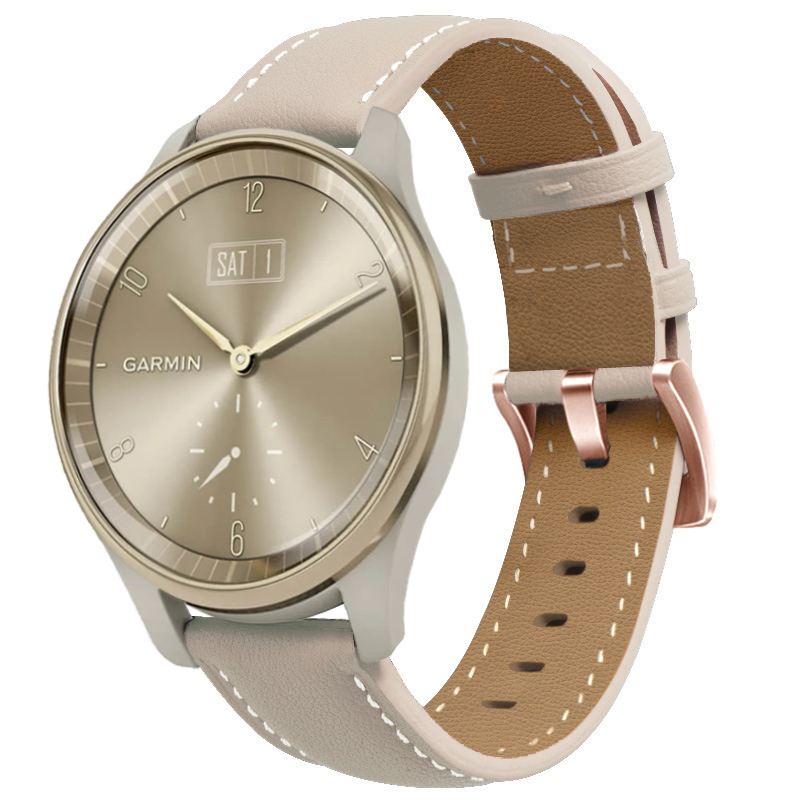 Smartwatch Trending Watches For Women - 20mm Leder Band Für Garmin Vivomove