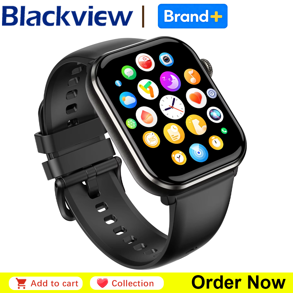 Smartwatch Watches For Girls - Blackview R60 Bluetooth-Anruf Smartwatch 1,96'' AMOLED