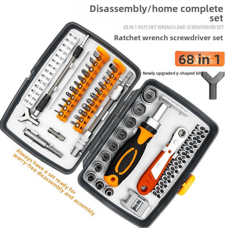 Watch Tool Repair Kit - 68-in-1 Ratschenschraubendreher-Set für iPhone Samsung Laptop