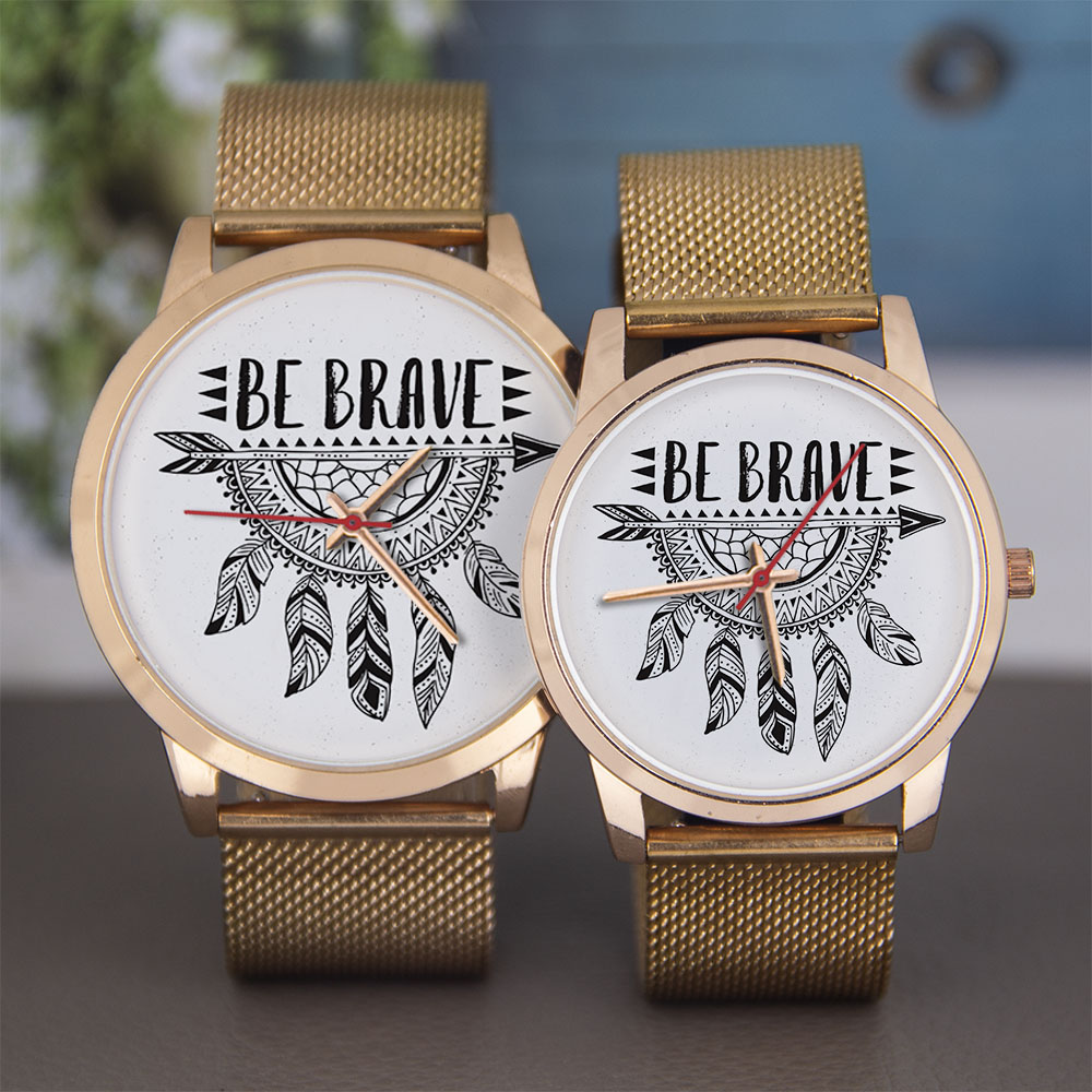 Leather Watch Strap - Arrow Cooles Geschenk 45/38 mm Roségold