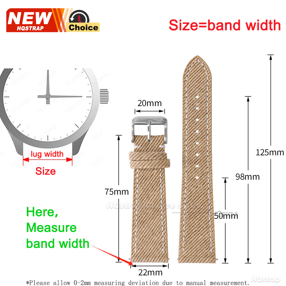 Nylon-Denim-Uhrenarmband 18mm  – Smartwatch Samsung Watches For Men Bewertung und Preis