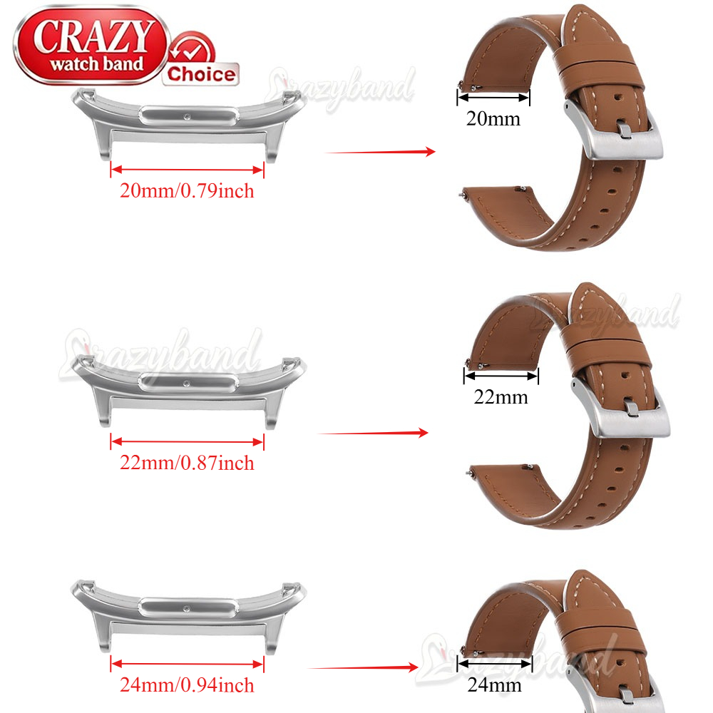 1 Paar Edelstahl-Adapter für S – Leather Watch Strap Bewertung und Preis
