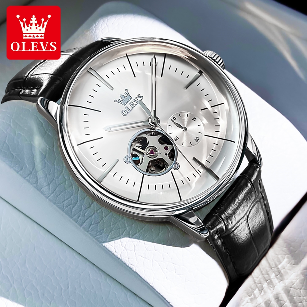 OLEVS 6708 Modische Herrenuhre – Leather Watch Strap Bewertung und Preis