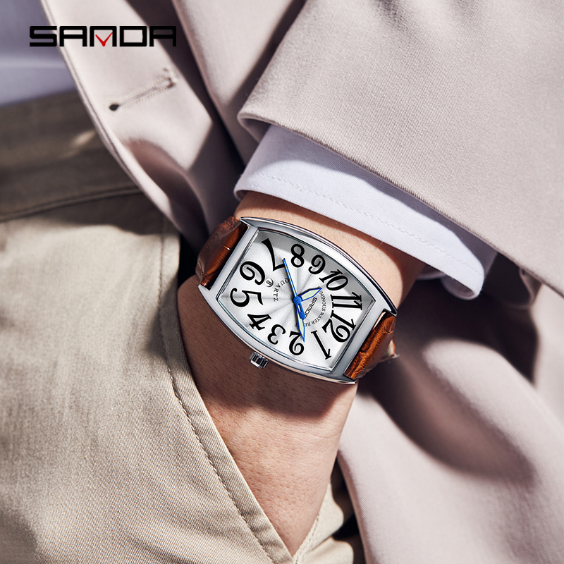 SANDA Neue Quarz-Herrenuhr, lä – Leather Watch Strap Bewertung und Preis