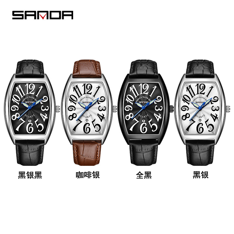 SANDA Neue Quarz-Herrenuhr, lä – Leather Watch Strap Bewertung und Preis