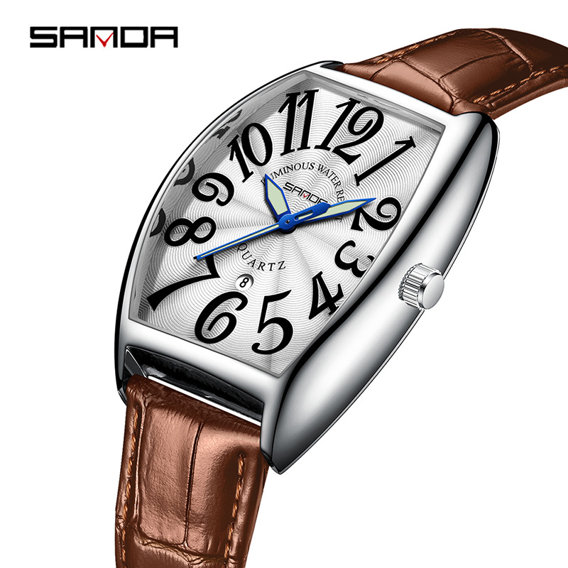 SANDA Neue Quarz-Herrenuhr, lä – Leather Watch Strap Bewertung und Preis