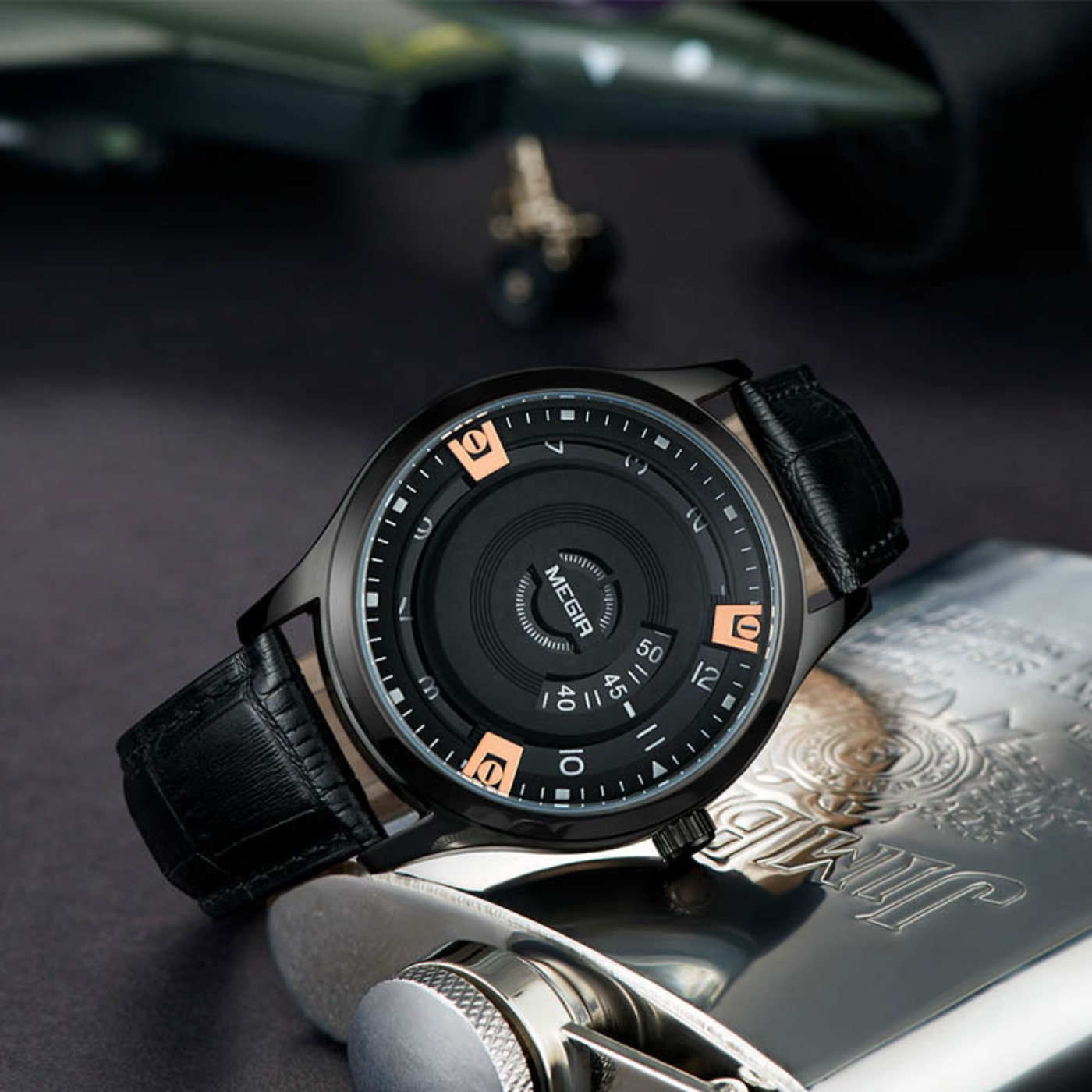 MEGIR Herrenuhren Luxus Ledera – Leather Watch Strap Bewertung und Preis
