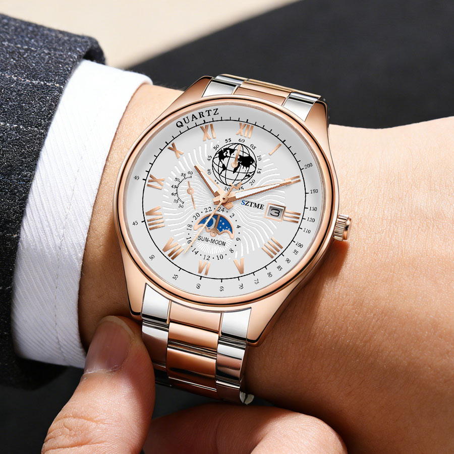 Business Luxus Herrenuhren Sta – Smartwatch Trending Watches For Men Bewertung und Preis
