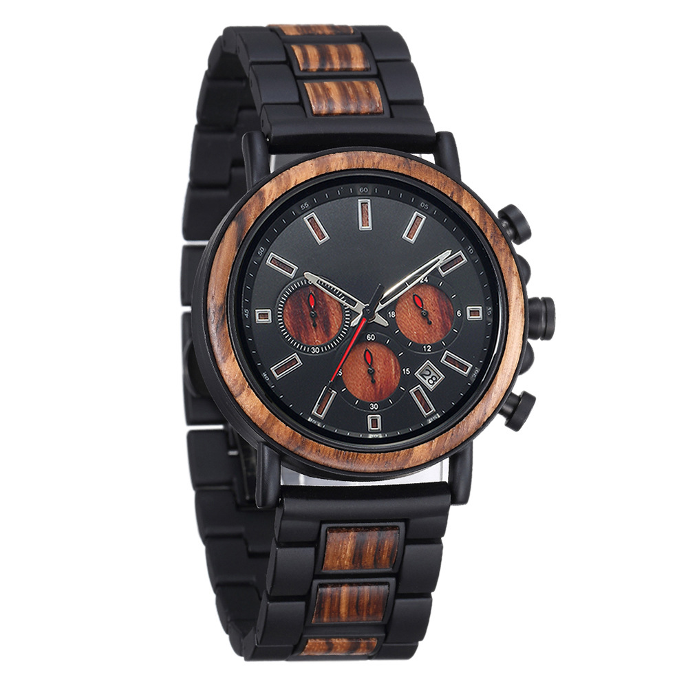 Stahl-Holz-Mix Multifunktions- – Smartwatch Trending Watches For Men Bewertung und Preis