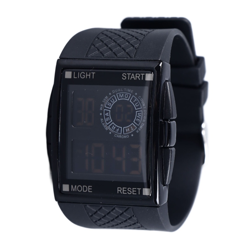 Digitale Sportuhr, wasserdicht – Leather Watch Strap Bewertung und Preis